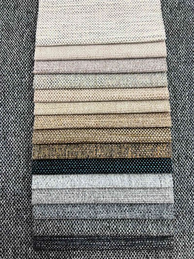 Linase välimusega materjal kootud kangas